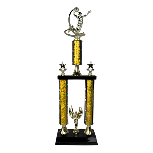 Trofeo de Tubo con Figura Serie 50 de Baloncesto